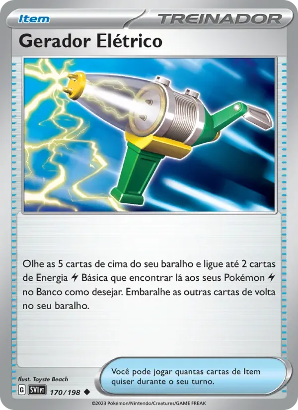Gerador Elétrico 170/198 Escarlate e Violeta
