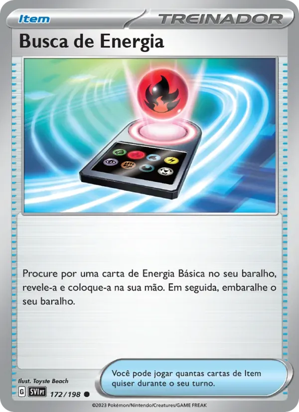 Busca de Energia 172/198 Escarlate e Violeta