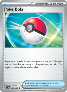 Poké Bola 185 Escarlate e Violeta