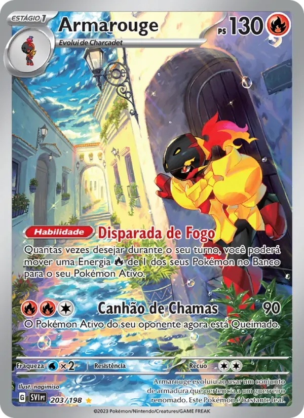Armarouge 203/198 Escarlate e Violeta