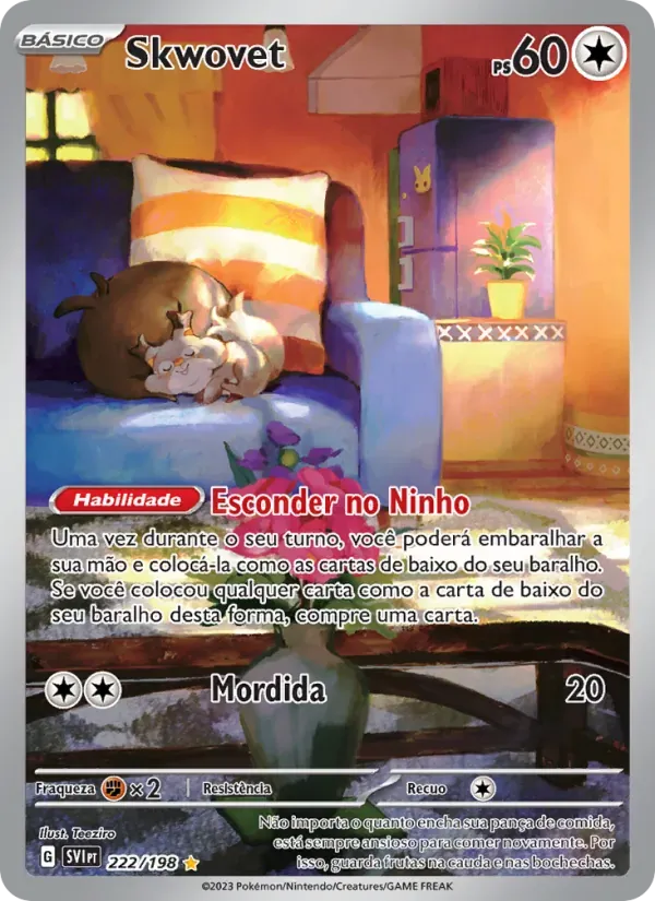 Skwovet 222/198 Escarlate e Violeta