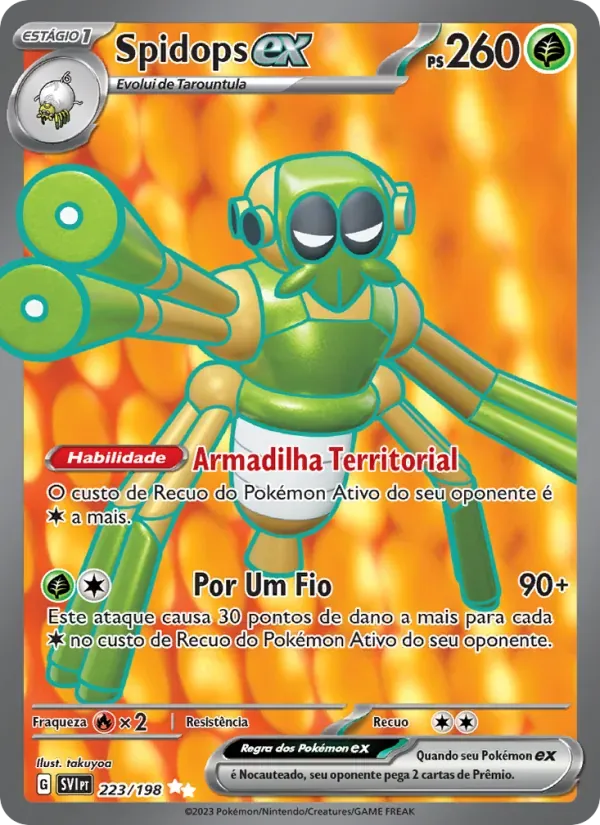 Spidops ex 223/198 Escarlate e Violeta