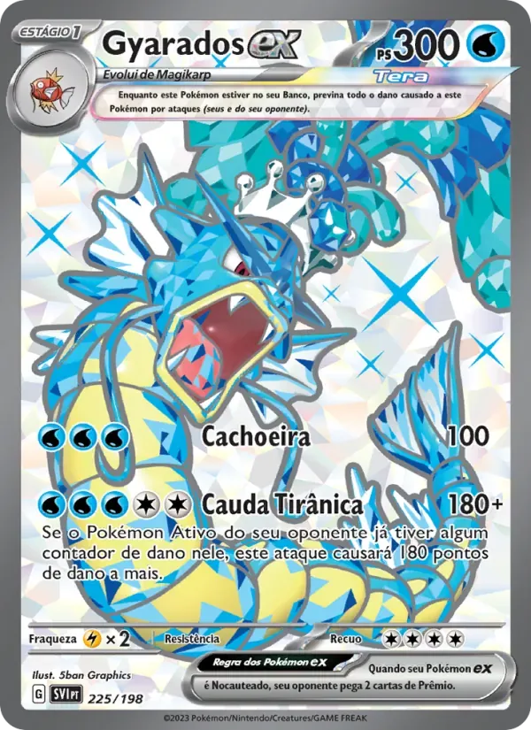 Gyarados ex 225/198 Escarlate e Violeta