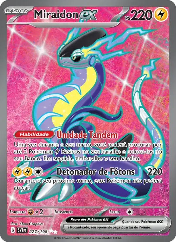 Miraidon ex 227/198 Escarlate e Violeta