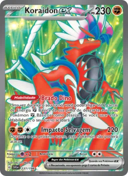 Koraidon ex 231 Escarlate e Violeta