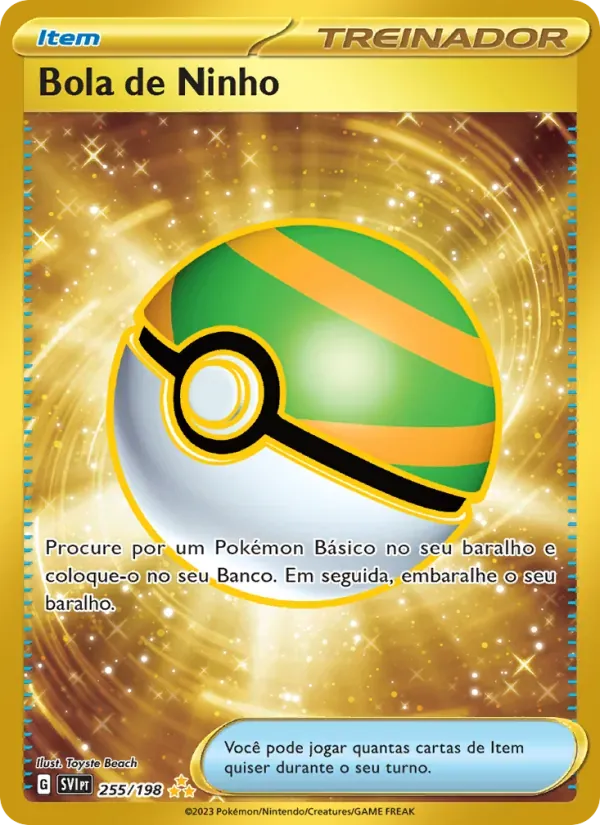 Bola de Ninho 255/198 Escarlate e Violeta