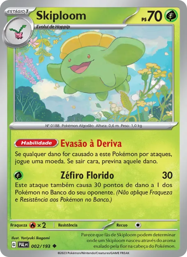 Skiploom 002/193 Evoluções em Paldea