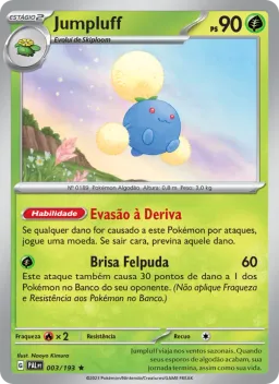 Jumpluff 003 Evoluções em Paldea