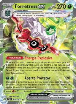 Forretress ex 005 Evoluções em Paldea