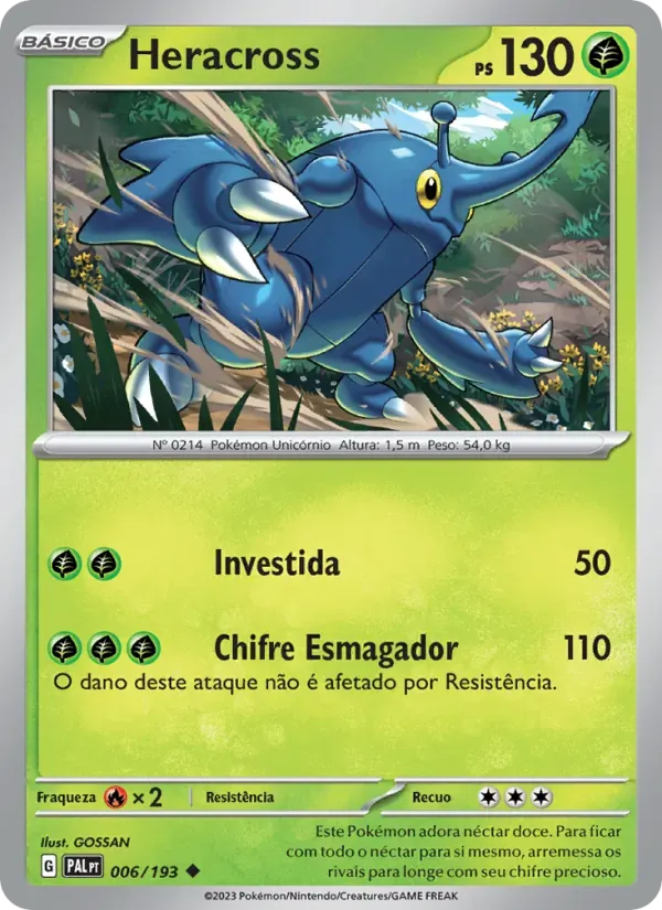 Heracross 006/193 Evoluções em Paldea