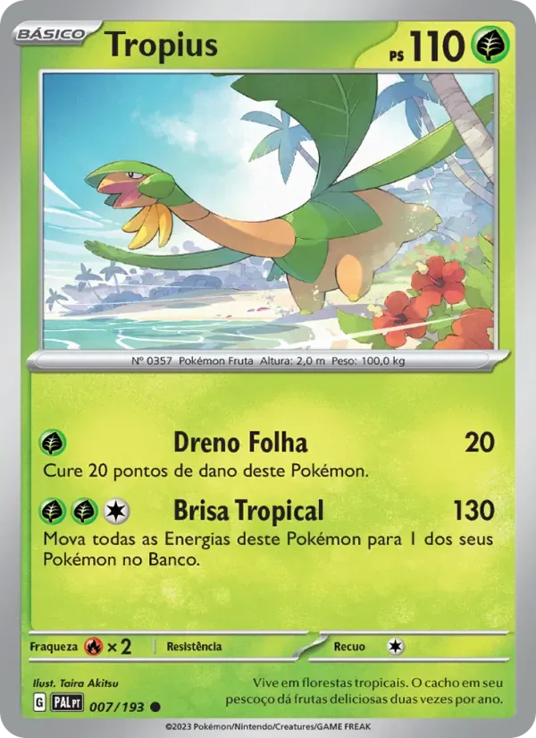 Tropius 007/193 Evoluções em Paldea