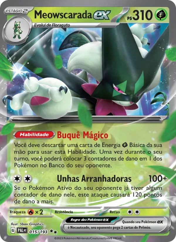 Meowscarada ex 015/193 Evoluções em Paldea
