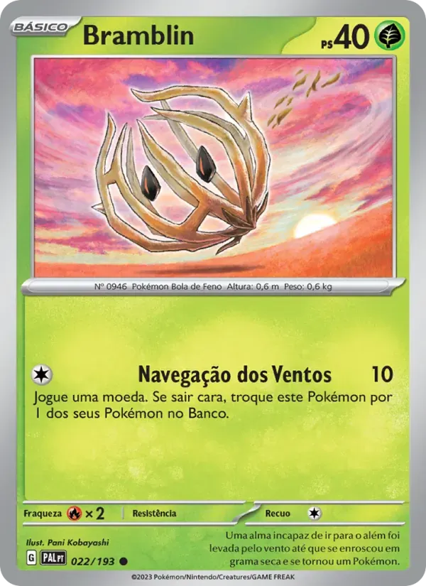 Bramblin 022/193 Evoluções em Paldea