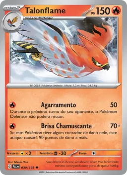 Talonflame 030 Evoluções em Paldea