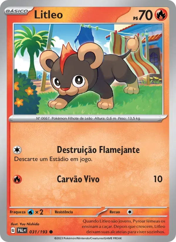 Litleo 031/193 Evoluções em Paldea