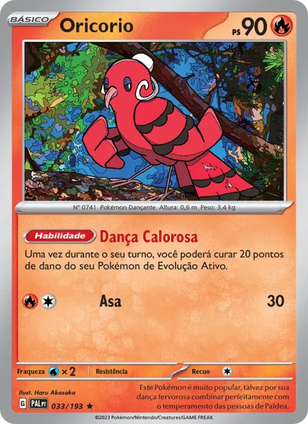 Oricorio 033/193 Evoluções em Paldea