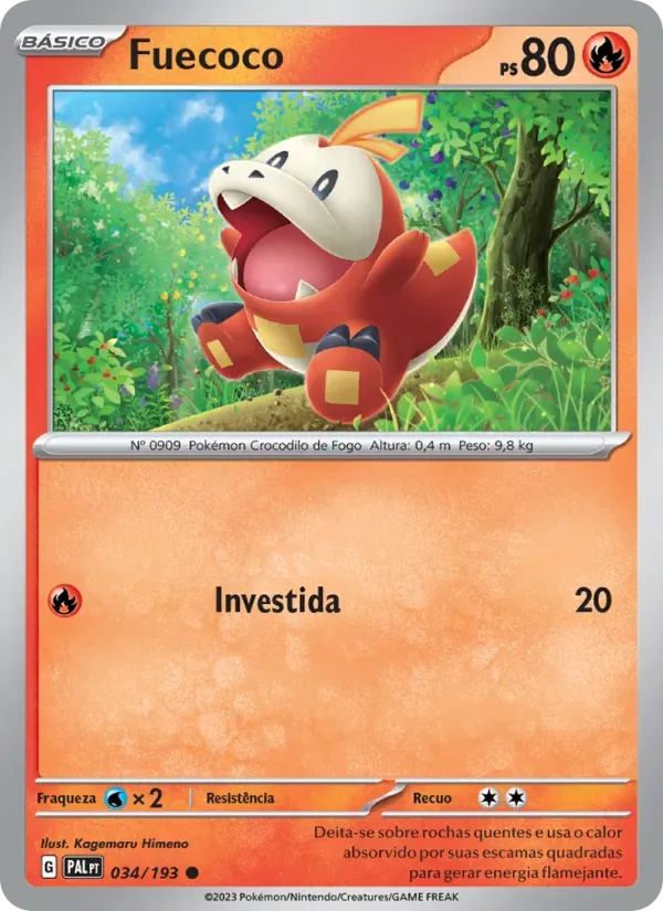 Fuecoco 034/193 Evoluções em Paldea