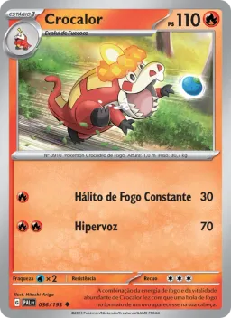 Crocalor 036 Evoluções em Paldea