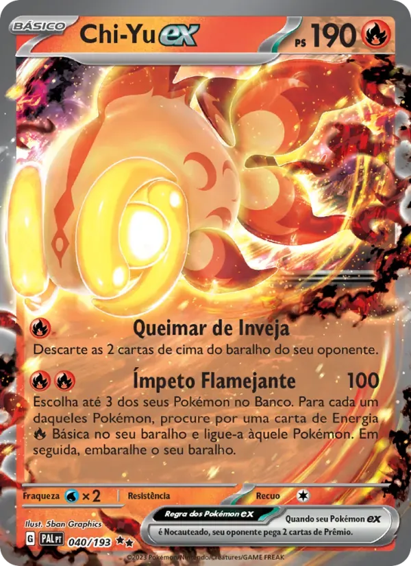 Chi-Yu ex 040/193 Evoluções em Paldea