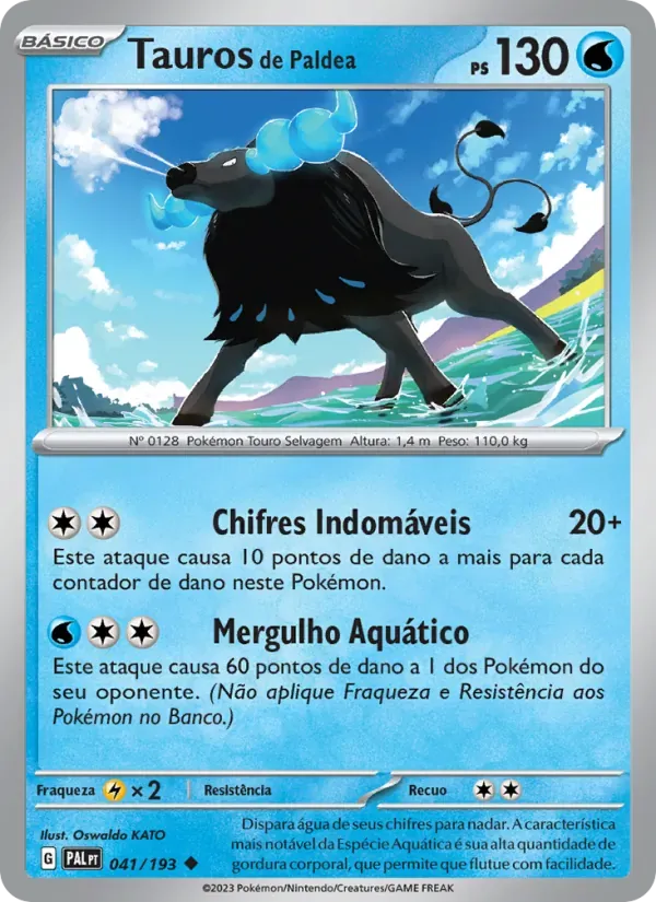 Tauros de Paldea 041/193 Evoluções em Paldea