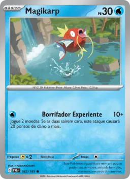Magikarp 042 Evoluções em Paldea