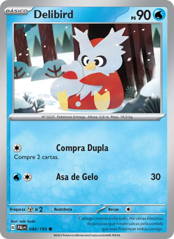 Delibird 046/193 Evoluções em Paldea
