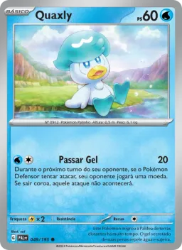 Quaxly 049 Evoluções em Paldea
