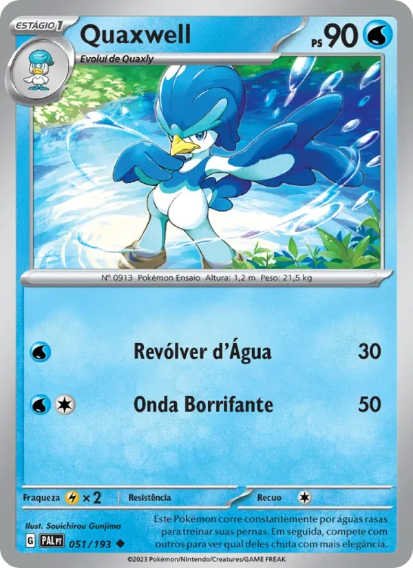 Quaxwell 051/193 Evoluções em Paldea