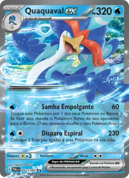 Quaquaval ex 052 Evoluções em Paldea