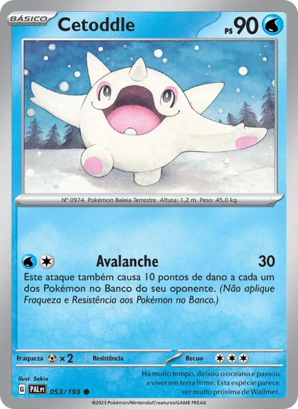 Cetoddle 053/193 Evoluções em Paldea