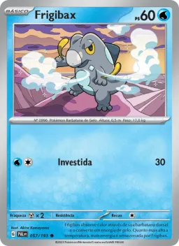 Frigibax 057 Evoluções em Paldea