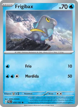 Frigibax 058 Evoluções em Paldea