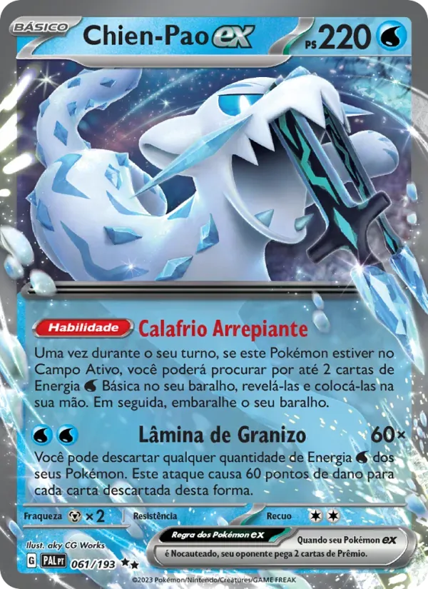 Chien-Pao ex 061/193 Evoluções em Paldea