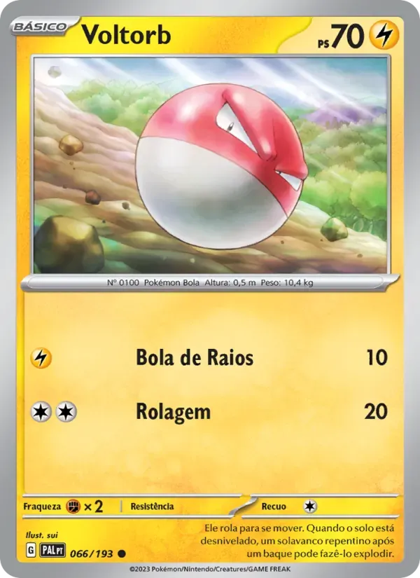Voltorb 066/193 Evoluções em Paldea