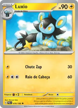 Luxio 070 Evoluções em Paldea