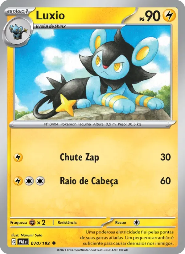 Luxio 070/193 Evoluções em Paldea