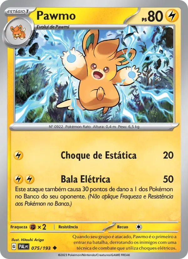 Pawmo 075/193 Evoluções em Paldea
