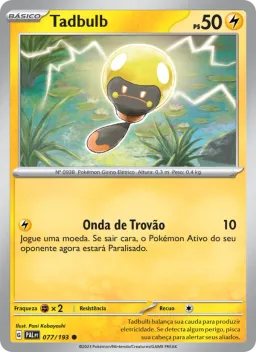 Tadbulb 077 Evoluções em Paldea