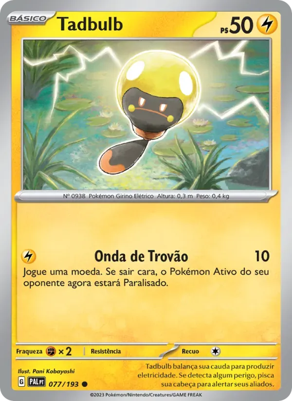 Tadbulb 077/193 Evoluções em Paldea