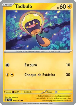 Tadbulb 078 Evoluções em Paldea