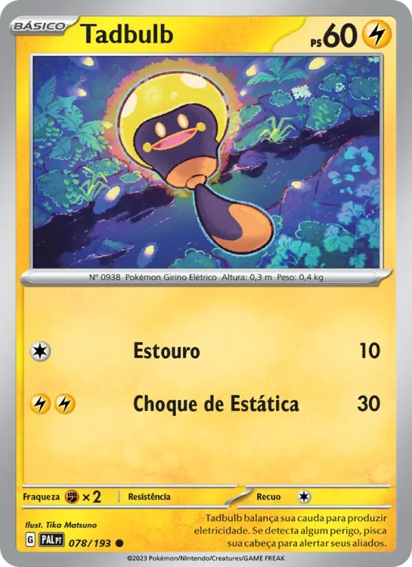 Tadbulb 078/193 Evoluções em Paldea