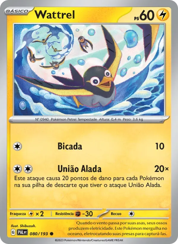 Wattrel 080/193 Evoluções em Paldea