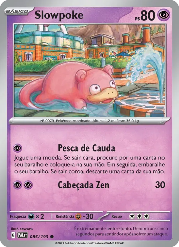 Slowpoke 085/193 Evoluções em Paldea