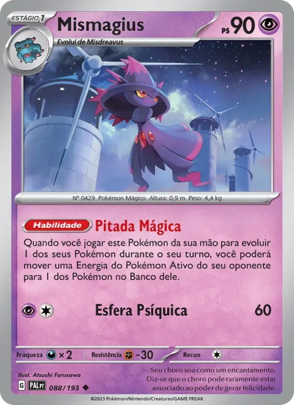 Mismagius 088/193 Evoluções em Paldea