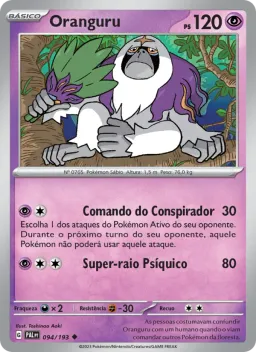 Oranguru 094 Evoluções em Paldea
