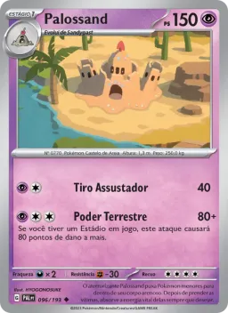 Palossand 096 Evoluções em Paldea