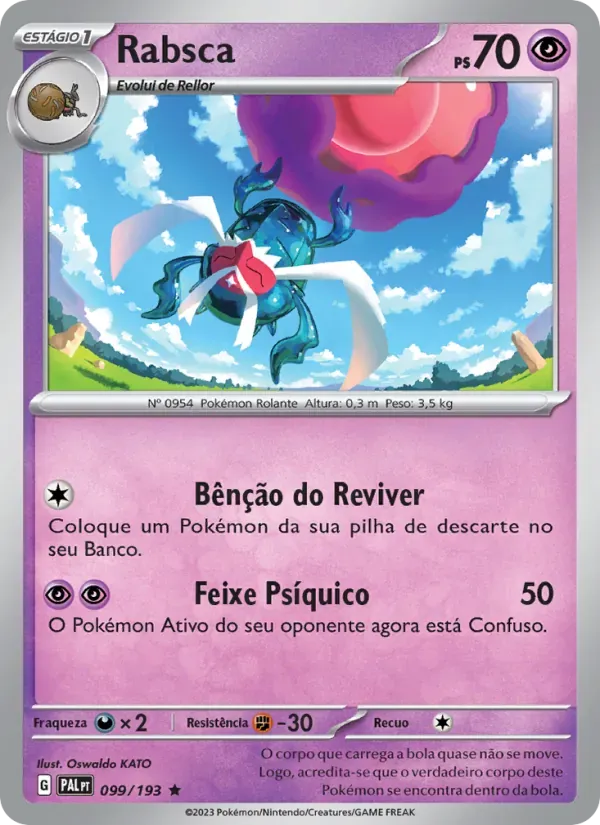 Rabsca 099/193 Evoluções em Paldea