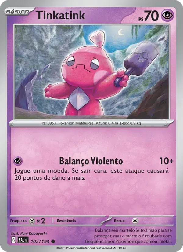 Tinkatink 102/193 Evoluções em Paldea