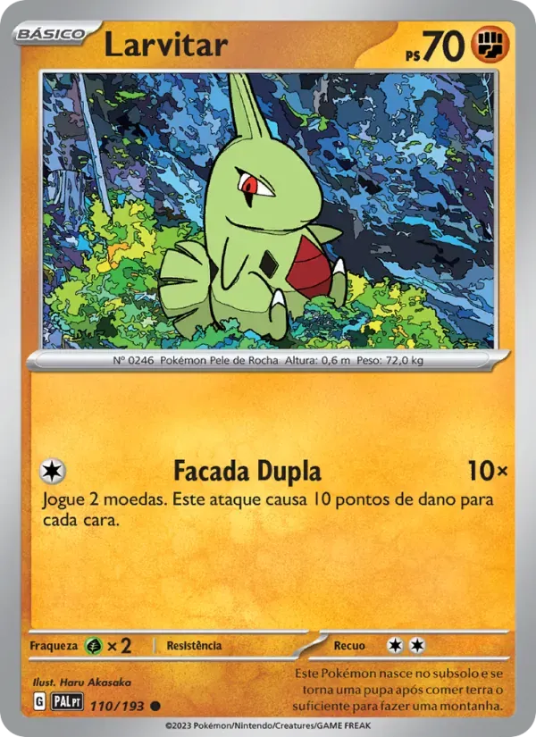 Larvitar 110/193 Evoluções em Paldea