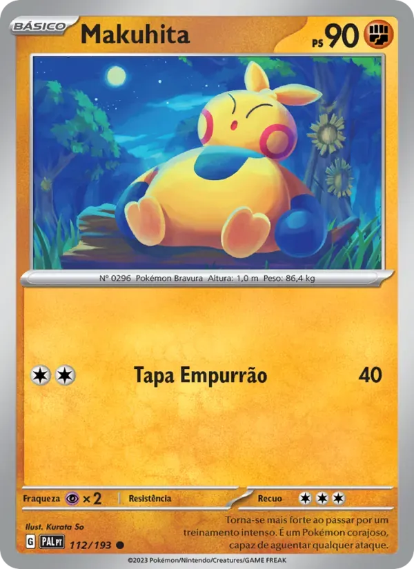 Makuhita 112/193 Evoluções em Paldea